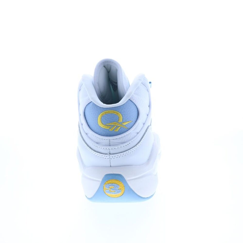 Reebok Mens Question Mid White Shoes (NWT) - Picture 6 of 7